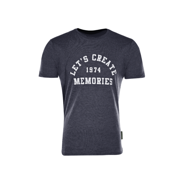 T-Shirt Blau/Weis - Lets create