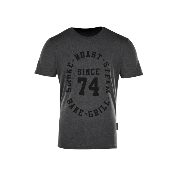 T-Shirt Holzkohlegrau - Since 74
