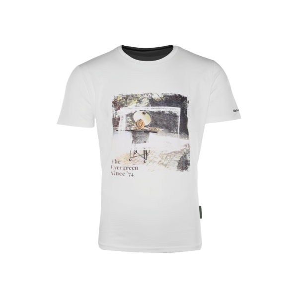 T-Shirt Weiß - The Evergreen Chicken