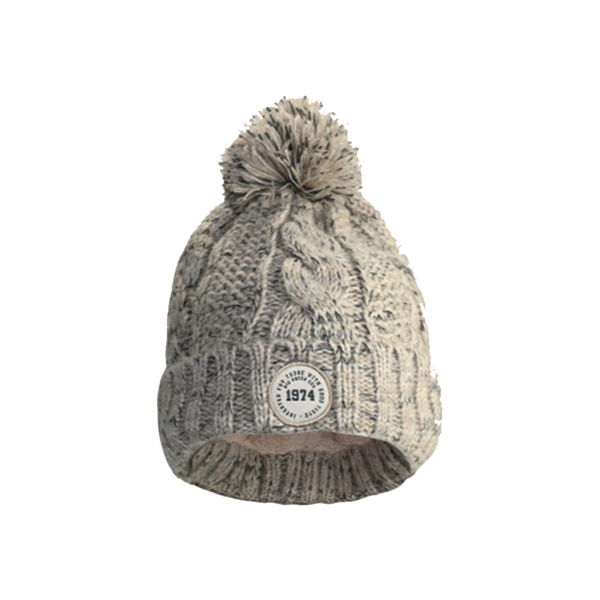 Beanie Strickmütze Beige - Big Green Egg Shop